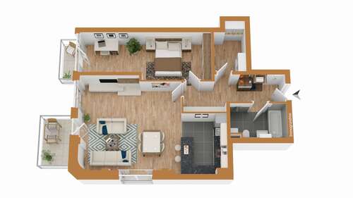 Foto - Wohnung zum Kaufen in Dresden Großluga 249.000,00 € 83.58 m²