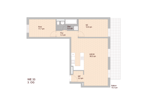 Foto - Wohnung zum Mieten in München 1.755,00 € 82 m²