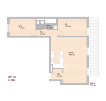 Wohnung zum Mieten in München 1.755,00 € 82 m²