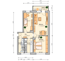 Wohnung zum Mieten in Werdau 308,00 € 58.03 m²