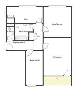 Foto - Wohnung zum Mieten in Neustadt an der Weinstraße 749,00 € 72.15 m²
