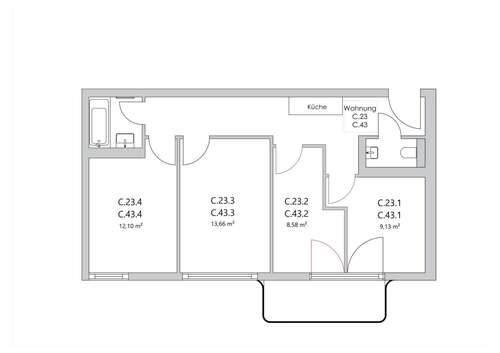 Foto - WG-Zimmer in Berlin 760,00 € 9 m²