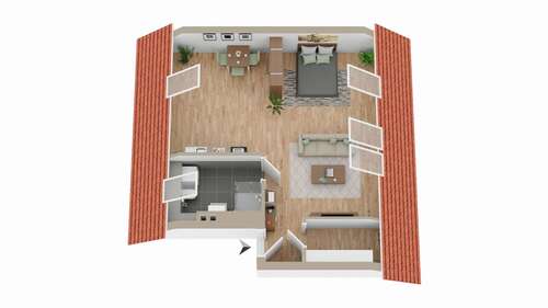 Foto - Wohnung zum Mieten in Bad Segeberg 597,04 € 44.89 m²