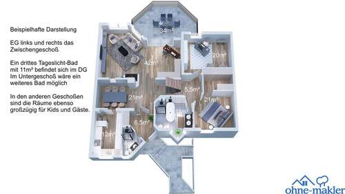 Foto - Haus zum Kaufen in Ludwigshafen 1.195.000,00 € 235 m²