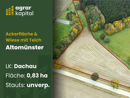 Foto - Grundstück zu verkaufen in Altomünster 116.000,00 € 8279 m²