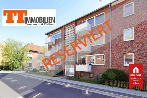 Foto - Wohnung zum Kaufen in Wilhelmshaven 69.000,00 € 57.39 m²
