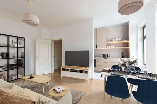 Foto - Wohnung zum Kaufen in Leipzig 215.000,00 € 55 m²