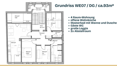 Foto - Wohnung zum Mieten in Chemnitz 1.050,00 € 95 m²