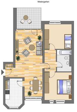 Foto - Wohnung zum Mieten in Dortmund 434,58 € 78.62 m²