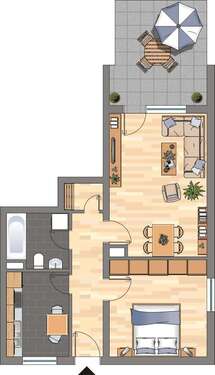 Foto - Wohnung zum Mieten in Wirges 262,69 € 46.39 m²