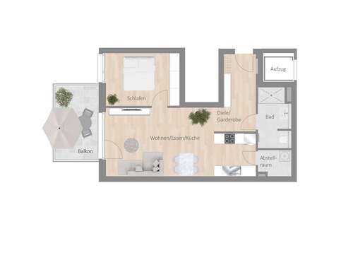 Foto - Wohnung zum Mieten in Besigheim 930,00 € 64.75 m²