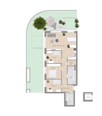 Foto - Wohnung zum Mieten in Besigheim 1.245,00 € 103.59 m²