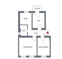 Wohnung zum Mieten in Halle 430,00 € 60 m²