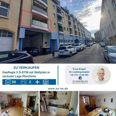 Foto - Wohnung zum Kaufen in Pforzheim 179.000,00 € 58 m²