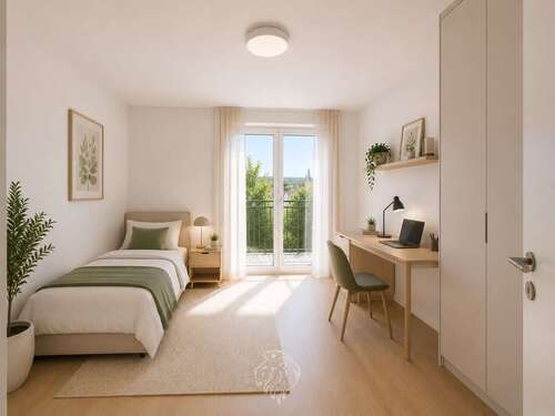 Foto - Wohnung zum Mieten in Würzburg 843,00 € 48.16 m²