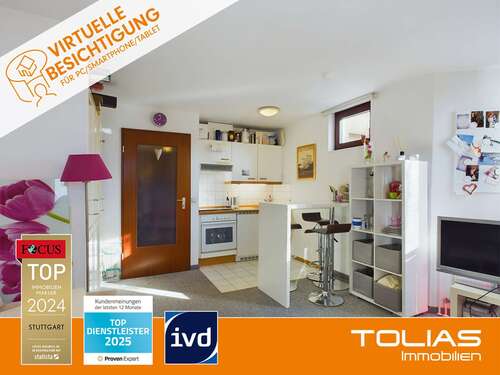 Foto - Wohnung zum Kaufen in Stuttgart 148.000,00 € 26.67 m²