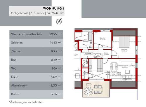 Foto - Wohnung zum Kaufen in Nürtingen 451.030,00 € 78.44 m²