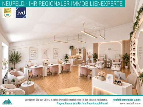 Foto - Büro in Oedheim 359,00 € 41 m² - 359,00&nbsp;EUR Kaltmiete, ca.&nbsp; 41,00&nbsp;m&sup2;