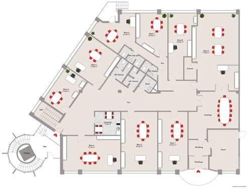 Foto - Büro in Schweinfurt 770,00 € 77 m²