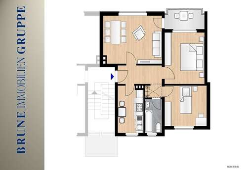 Foto - Wohnung zum Mieten in Duisburg 620,00 € 65 m²