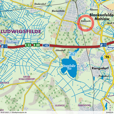 Foto - Grundstück zu verkaufen in Blankenfelde-Mahlow 359.000,00 € 1304 m²