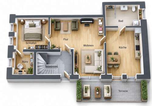 Foto - Wohnung zum Mieten in Lippstadt 859,00 € 82.2 m²