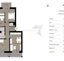 Wohnung zum Mieten in Chemnitz 1.110,00 € 82.18 m²