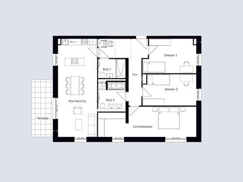 Foto - Wohnung zum Mieten in Bruchsal 1.566,50 € 120.5 m²