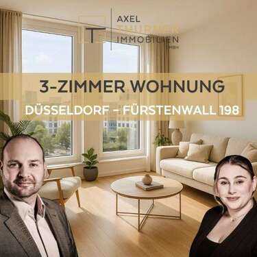Foto - Wohnung zum Mieten in Düsseldorf 985,00 € 73 m²