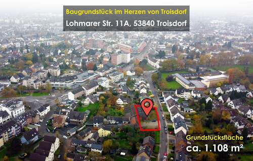 Foto - Grundstück zu verkaufen in Troisdorf-Mitte 1.100.000,00 € 1108 m²