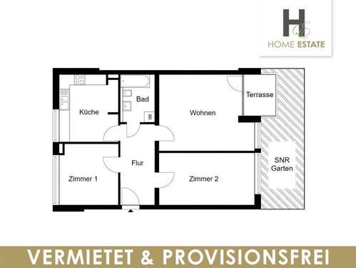 Foto - Wohnung zum Kaufen in Teltow 315.000,00 € 80 m²
