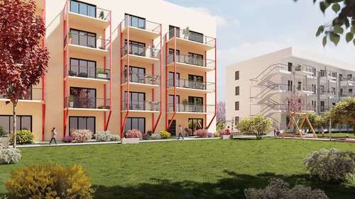 Foto - Wohnung zum Mieten in Augsburg 1.108,00 € 67.18 m²