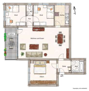 Foto - Wohnung zum Kaufen in Kerpen 190.000,00 € 88 m²