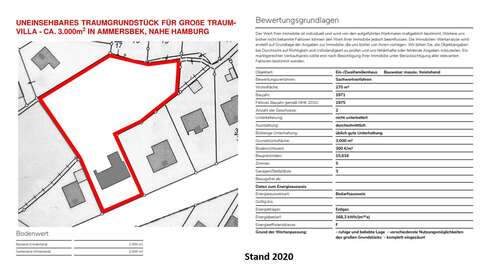 Foto - Grundstück zu verkaufen in Ammersbek 700.000,00 € 3500 m²