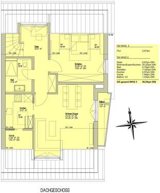 Foto - Wohnung zum Mieten in München 1.690,00 € 56.59 m²