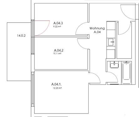 Foto - WG-Zimmer in Berlin 660,00 € 9 m²
