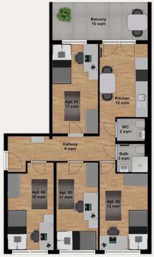 Foto - WG-Zimmer in München 865,00 € 12 m²