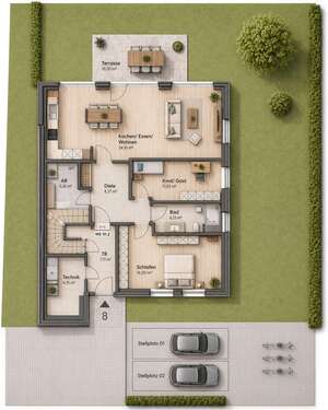 Foto - Wohnung zum Kaufen in Rhede 392.000,00 € 88.54 m²