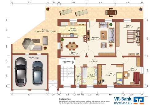Foto - Haus zum Kaufen in Wittibreut 448.000,00 € 303 m²