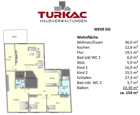 Foto - Wohnung zum Mieten in Oberursel (Taunus) 2.990,00 € 154 m²