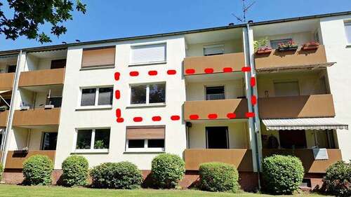 Foto - Wohnung zum Kaufen in Osterholz-Scharmbeck 105.000,00 € 66 m²