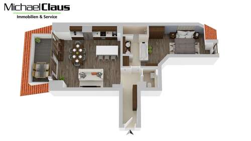 Foto - Wohnung zum Mieten in Köln 1.300,00 € 75 m²