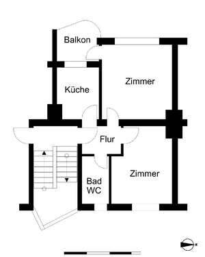 Foto - Wohnung zum Mieten in Bremerhaven 370,00 € 40.63 m²