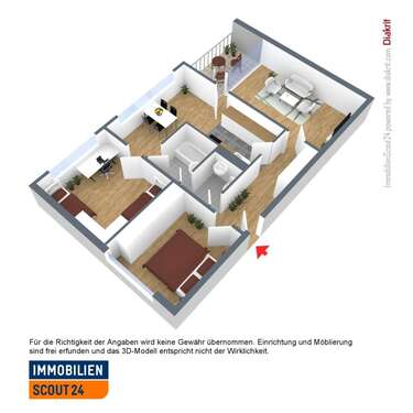 Foto - Wohnung zum Mieten in Monheim 879,00 € 75 m²