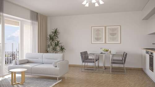 Foto - Wohnung zum Mieten in Nürnberg 1.032,41 € 59.98 m²