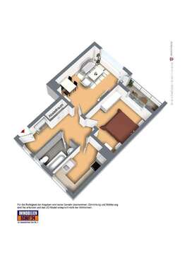 Foto - Wohnung zum Mieten in Remscheid 469,00 € 55.68 m²