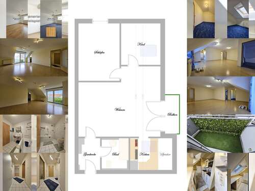 Foto - Wohnung zum Mieten in Neumarkt-Sankt Veit 500,00 € 64 m²