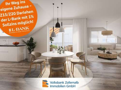 Foto - Wohnung zum Kaufen in Dormettingen 455.000,00 € 121.6 m²