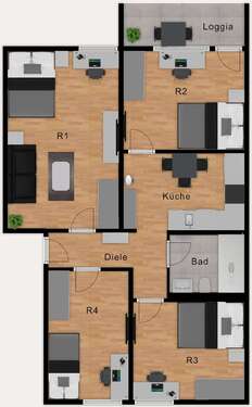 Foto - WG-Zimmer in München 810,00 € 16 m²