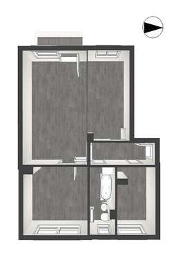 Foto - Wohnung zum Mieten in Döbeln 378,00 € 60 m²